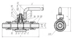 Manual Ball Valve DN 10 - 1400 PN 0.6 - 40.0 for Pipeline Control