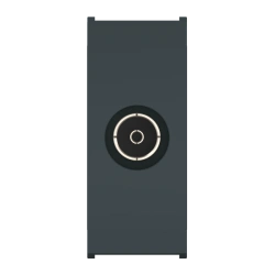 Caduceus Aling Mode FM Antenna Socket, Single, Anthracite, 1M, Art. 6622.A