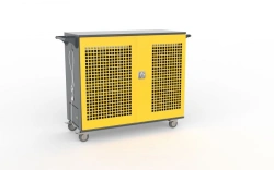 Laptop Storage and Charging Cart TZN Series (Height: 980-1210 mm, Width: 1280-1580 mm, Depth: 480-590 mm)