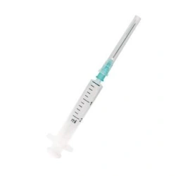 2ml Sterile Disposable Injection Syringe with Luer Tip and Needle