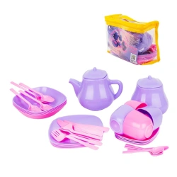 Kids Kitchen Play Set "Malvina" with Bag - 34 Pieces