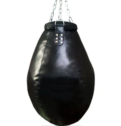 Heavy-Duty Boxing Bag with Natural Leather - Ideal for Training