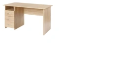 Office Desk with Niche and 3-Drawer Pedestal - Sibest-AP2