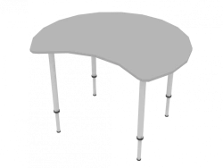 Adjustable Round Table "MONTH" 1050x880x640-750mm