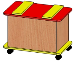 Toy Storage Chest for Kids - Model DOU