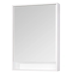 Aquaton Capri 60 Mirror Cabinet - Glossy White 1A230302KP0101