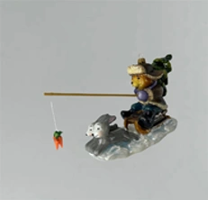 Handcrafted Glass Christmas Ornament "For the Carrot