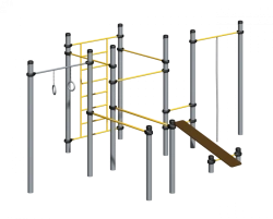 Romana 501.35.01 Workout Equipment for Outdoor Fitness