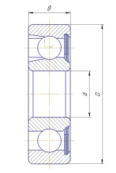 Rolling Bearing 970206K1-ETU 100/3