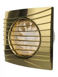 Decorative Exhaust Fan SILENT 4C Gold with Backdraft Damper D 100