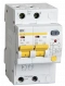 Differential Automatic Circuit Breaker AD12M 2P 10A 30mA IEK