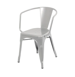 Metal Chair with Backrest, Model 16 (18)