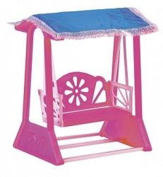 Pink Doll Swing for Dolls Up to 30 cm