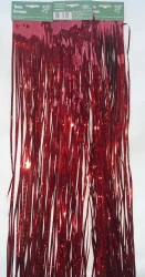 Red Christmas Tinsel - 20x50 cm
