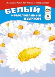 White Cardboard A4, 24 Sheets, Applica Brand