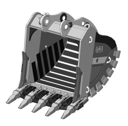 Heavy-Duty Rock Bucket RDX-83.21-M1