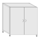 Metal Clothing Cabinet, Welded 0.6mm Thickness, Model SHK-1 (M)