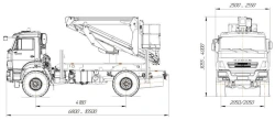 Vehicle with Lifts and Work Platforms R180T, BA180T VelMash-S Type 57590 Modification 57590N