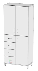 Kitchen Storage Cabinet for Dishware