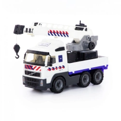 Police Car Crane Vehicle with Rotating Platform (Model 77318)