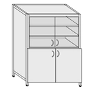 Metal Laboratory Equipment Cabinet 0.8/1mm Thickness SHK-5(m)