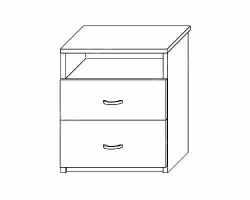 Nightstand for Hotels and Homes - Elegant Design