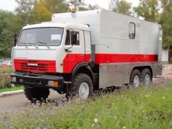 Self-Propelled Logging Lift PKS Model 69574C on KAMAZ-43114-15 Chassis