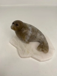 Artistic Stone Carving "Wonder of Baikal" (Jade)