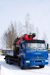 Multi-functional Vehicle with Hydraulic Crane MKMA on KAMAZ 65117 Base 64K06N-UD
