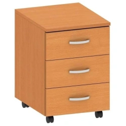 Office Rolling Cabinet with 3 Drawers for Organization
