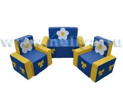 Candy Furniture "Nellya" Sofa and Armchairs Set