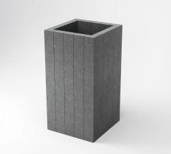 Textured Eco Urn Without Lid 400x400x700 mm