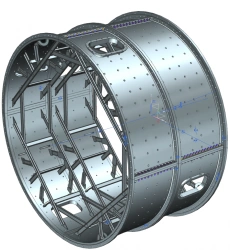 Assembled Drum Housing 1340.07.000 Cylinder Component
