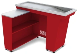 Single Checkout Box KБ-1.5-1H with Stainless Steel Storage