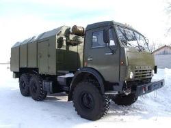 Cable-Laying Machine (KZhM I-17) on KAMAZ-5350 Chassis