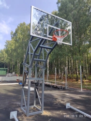 Stationary Basketball Hoop - Durable and Adjustable Model