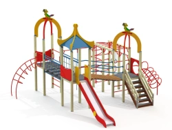 Children's Play Complex with Three Towers H=1500 mm