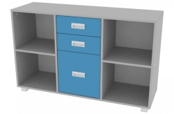 Storage Cabinet with 3 Drawers 1189x380x758 mm