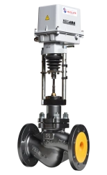 Electric Actuated Single-Seated Regulating Valve, Type KR; DN 15-300; PN 16-40