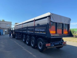 Square Section Tipper Semi-Trailer for Bulk Cargo Transport Model 853372