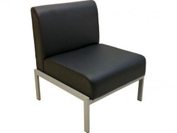 Soft Armchair with Metal Frame - Diamond Model