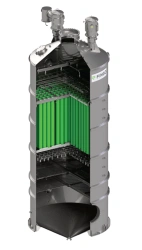 Direct Flow Scrubber for Sanitary Air Cleaning, Model СНАН-Ц