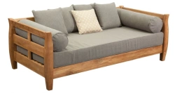Transformable Wooden Frame Sofa "Aquarelle