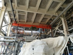 Electric Overhead Crane Single Girder Model VZI: KMPO-T-Q-Lfull-Lspan-H-E