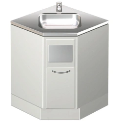 Medical Sink and Waste Bin Corner Table CE 135