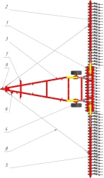Rotary Harrow BMR-17 for Inter-row Cultivation