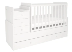 Children's Crib with Chest of Drawers Polini Kids Simple 1100