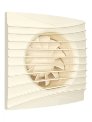 Silent 4C Ivory Axial Ventilator with Backdraft Damper