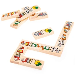 Wooden "Turnip" Domino Set (28 Pieces) - Model 5555-6