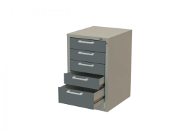 Static-free Metal Storage Cabinets for Tools and Components